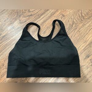 PINK Victoria's Secret Black Sports Bra
